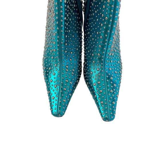 Jeffrey Campbell Iconic Bootie 6.5 Blue NEW - Picture 6 of 10